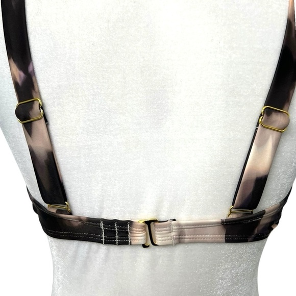 Shade & Shore Multicolored U Shaped Bikini Top - Size M (8-10) - Picture 9 of 13